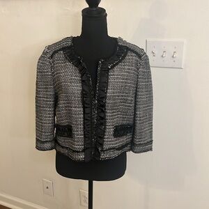 Apostrophe Plus Size Elegant Cotton Blend Blazer, Sz. 16P.